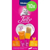 Vitakraft Kattensnack - Jelly Lovers - Kip & Kalkoen - 10 x 6 st - 15 g