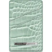 IDEAL OF SWEDEN Magnetic Card Holder Basic voor Universal Mint Croco