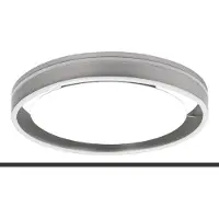 Highlight Plafondlamp Double Round Nikkel Mat