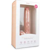 Easytoys Dildo Collection - dildo met zuignap en ballen - groot 26,5cm - huidskleur