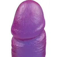 Doc Johnson Crystal Jellies - 7 Inch Ballsy Cock With Suction Cup