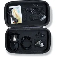 Mystim - Pubic Enemy No 1 Cock Cage Black Edition