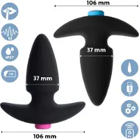 Feelztoys - FunkyButts Buttplugset met Afstandsbediening voor Koppels