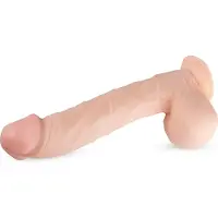 Huismerk Lexon Realistische Dildo Met Balzak - 26.5 cm