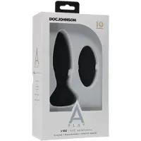 Doc Johnson A-Play Vibe Adventurous Vibrerende Buttplug - Zwart
