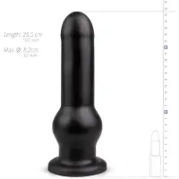 BUTTR Tactical I - dildo met zuignap - zwart