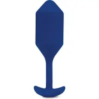 B-Vibe - Vibrerende Snug Plug XL Blauw