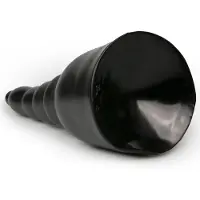 All Black Grote zwarte dildo in piramide stijl