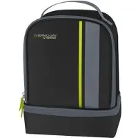 Thermos Radiance Dual Compartment zwart lunchkit