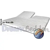 Bamboo Splittopper 180x210 Koudschuim HR55 Exclusive Anti Allergie Ca. 8cm dik