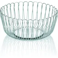 kela fruitschaal Prato 21.5 cm edelstaal zilver