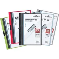 Durable Klemmap duraclip a4 3mm 30v ass | 25 stuks