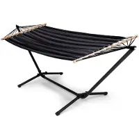 Home hangmat met standaard - Extra stabiel - 290 x 100 cm