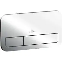 Villeroy & Boch Viconnect 2-knops bedieningsplaat Chroom