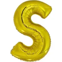 Riethmüller Letterballon S Folie 86 Cm Goud