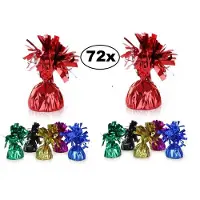 Themaparty 72x BonBon Ballon gewichtje ass. kleur