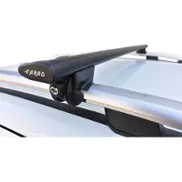 Farad Dakdragers - Renault Megane 2 Grand Tour 2003 t/m 2008 - Open Dakrail - 100kg Laadvermogen - Aluminium - Wingbar - Zwart