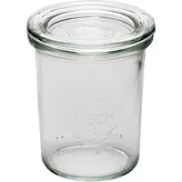 Aps 2x Weckpot met Deksel - 16cl - - Ø6cm - Glazen weckpotten - Vaatwasserbestendig