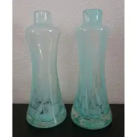 Ptmd collection PTMD Vaasjes 2 stuks Cheetah groen/wit, transparant 16cm x 6.5cm