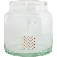Tak Design Vaas Pattern S - Handgemaakt - Glas - Ø10 x 11 cm - Koper