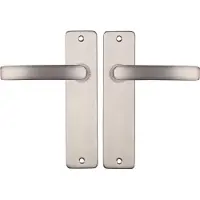 Starx Deurbeslag | Deurklink met blindschild | (Aluminium, RVS)