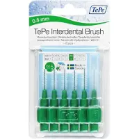 Tepe Interdentale Rager Origineel-0.8 Mm, Groen (Blister 6 Stuks) - 3 Stuks - Voordeelverpakking