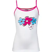Beeren Bodywear Meisjes Singlet 2-pack CO/EA - Wit - Maat 146/152