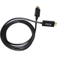 Inca IDPH-18T Displayport to HDMI kabel 1.8M 3840x2160p 10.2Gbps 340Mhz. Goud verguld. (Alleen van Displayport naar HDMI)