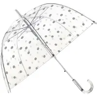 Smati Pois Argentés Paraplu - Stormbestendig - Ø85cm - Zilver