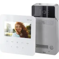 Dio Connected Home CHACON Videodeurbel met bedrade aansluiting, 4,3 inch scherm, geschikt voor meerdere woningen