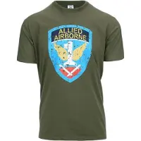 Fostex Garments - T-shirt Allied Airborne (kleur: Groen / maat: XL)