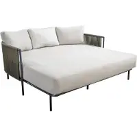 Yoi Loungebed Umi Black Rope Grey