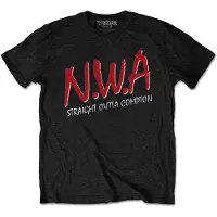 Rock Off N.W.A - Straight Outta Compton Heren T-shirt - S - Zwart