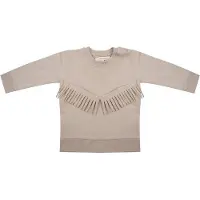 Little Indians sweater Boho meisjes katoen taupe