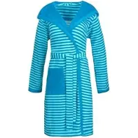 Esprit Badjas Striped Hoody - Turquoise - L