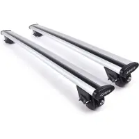 Farad Dakdragers - Ford Tourneo Courier vanaf 2014 - Open Dakrail - 100kg Laadvermogen - Aluminium - Wingbar