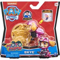 Paw Patrol Moto Pups Skye rescue pup verzamelfiguur + politie badge