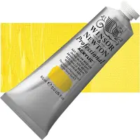 Taidepiste Professional Acrylic Tube - Azo Yellow Medium (019) 60 ml