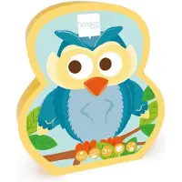 Scratch Vormenpuzzel Junior 12,5 X 14 Cm Karton Geel/blauw