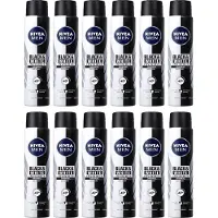 Nivea Deo Spray MEN Black & White - 48H Anti-perspirant - JUMBOPAK - 12 x 150 ml