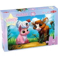 Tactic Lumo Stars Puzzel Piglet Chicken Cow - 56 Stukjes