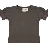 Little Indians shirt Ruffle meisjes katoen legergroen