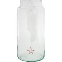Tak Design Vaas Star L - Handgemaakt - Glas - Ø10 x 18 cm - Koper