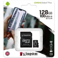 Kingston Canvas Select Plus microSD Card 10 UHS-I - 128GB - inclusief SD adapter