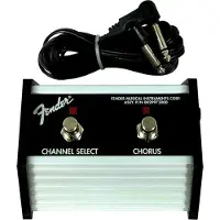 Fender 2-Button Footswitch Channel Chorus voetschakelaar voor diverse versterkers