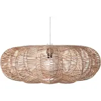 Design Handmade lamp Hanglamp Ster Naturel Rotan woonkamer Slaapkamer Ø 80 cm