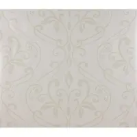 Dutch Wallcoverings Vliesbehang damast - wit/glans
