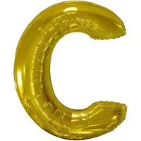 Amscan Letterballon C Folie 86 Cm Goud