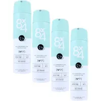 8x4 Deospray Woman – Nr 7 Fresh Lime - Voordeelverpakking 4 x 150 ml