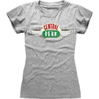 Friends - Central Perk Fitted T-Shirt Grijs